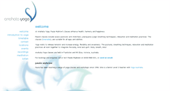 Desktop Screenshot of anahatayoga.com