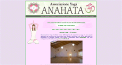 Desktop Screenshot of anahatayoga.it